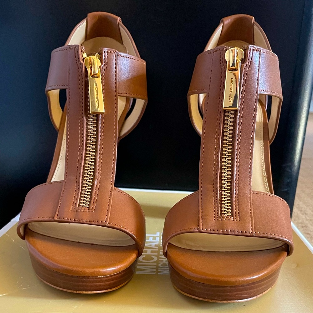 Michael Kors Berkley T-strap High Heeled Sandal